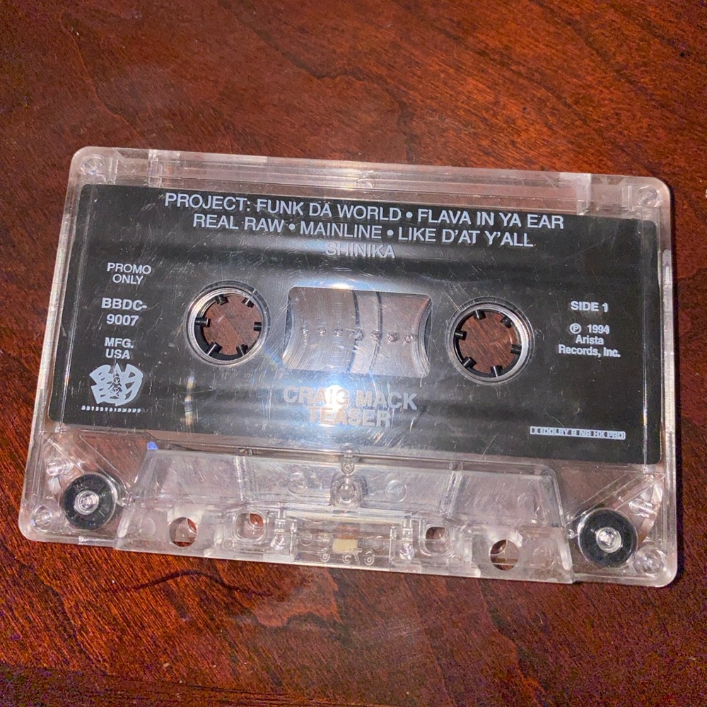 Notorious Big Craig Mack Teaser Cassette 
Used
Vg+
